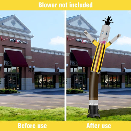 6 10 15 20FT Tall Elephant Waving Inflatable Tube Man(Blower Not Included) - goodeny