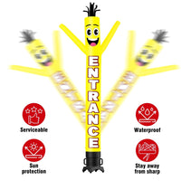 6 10 15 20FT Tall Entrance Waving Inflatable Tube Man(Blower Not Included) - goodeny
