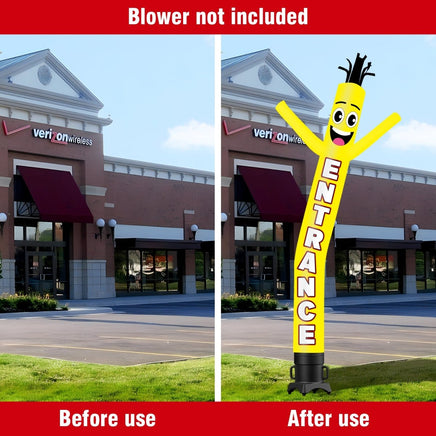 6 10 15 20FT Tall Entrance Waving Inflatable Tube Man(Blower Not Included) - goodeny