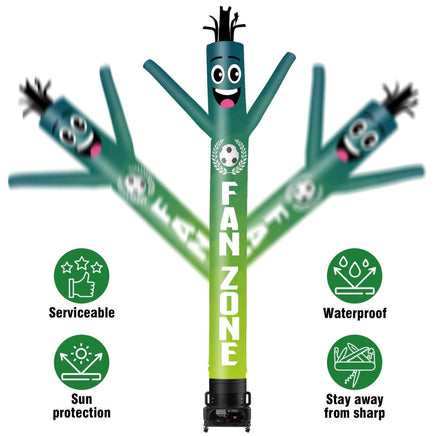6 10 15 20FT Tall Fan Zone Waving Inflatable Tube Man(Blower Not Included) - goodeny
