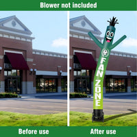 6 10 15 20FT Tall Fan Zone Waving Inflatable Tube Man(Blower Not Included) - goodeny