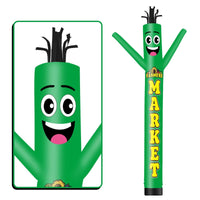 6 10 15 20FT Tall Farmers Market Waving Inflatable Tube Man(Blower Not Included) - goodeny