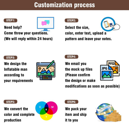 6 10 15 20FT Tall Firewood Waving Inflatable Tube Man(Blower Not Included) - goodeny