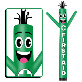 6 10 15 20FT Tall First Aid Waving Inflatable Tube Man(Blower Not Included) - goodeny