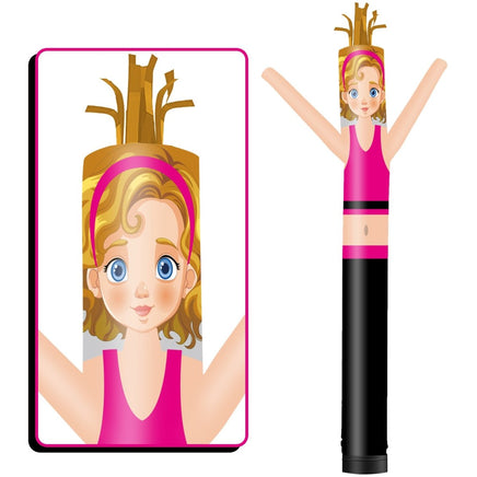 6 10 15 20FT Tall Fitness Coach Waving Inflatable Tube Man(Blower Not Included) - goodeny
