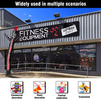 6 10 15 20FT Tall Fitness Equipment Waving Inflatable Tube Man(Blower Not Included) - goodeny