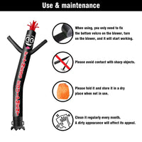 6 10 15 20FT Tall Fitness Equipment Waving Inflatable Tube Man(Blower Not Included) - goodeny