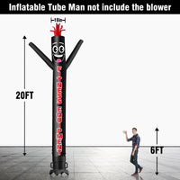 6 10 15 20FT Tall Fitness Equipment Waving Inflatable Tube Man(Blower Not Included) - goodeny