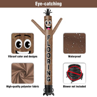 6 10 15 20FT Tall Flooring Waving Inflatable Tube Man(Blower Not Included) - goodeny