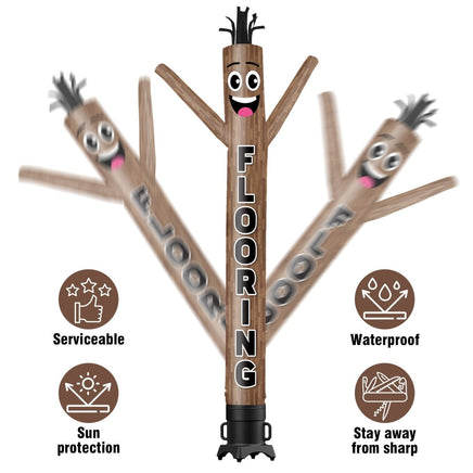 6 10 15 20FT Tall Flooring Waving Inflatable Tube Man(Blower Not Included) - goodeny