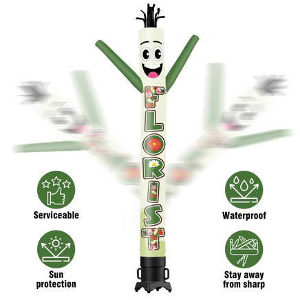 6 10 15 20FT Tall Florist Waving Inflatable Tube Man(Blower Not Included) - goodeny