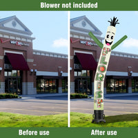 6 10 15 20FT Tall Florist Waving Inflatable Tube Man(Blower Not Included) - goodeny