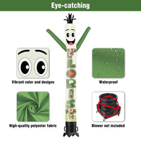 6 10 15 20FT Tall Florist Waving Inflatable Tube Man(Blower Not Included) - goodeny
