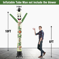 6 10 15 20FT Tall Florist Waving Inflatable Tube Man(Blower Not Included) - goodeny