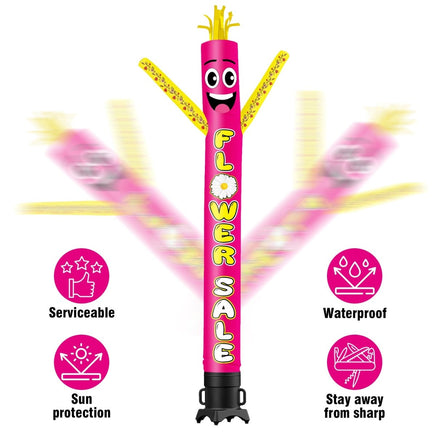 6 10 15 20FT Tall Flower Sale Waving Inflatable Tube Man(Blower Not Included) - goodeny