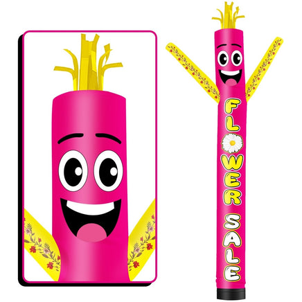 6 10 15 20FT Tall Flower Sale Waving Inflatable Tube Man(Blower Not Included) - goodeny