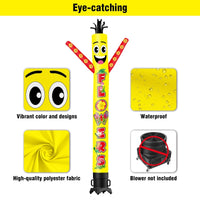 6 10 15 20FT Tall FLOWERS Waving Inflatable Tube Man(Blower Not Included) - goodeny