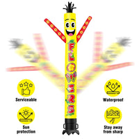 6 10 15 20FT Tall FLOWERS Waving Inflatable Tube Man(Blower Not Included) - goodeny