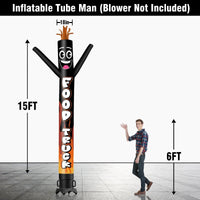 6 10 15 20FT Tall Food Truck1 Waving Inflatable Tube Man(Blower Not Included) - goodeny
