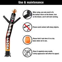 6 10 15 20FT Tall Food Trunk1 Waving Inflatable Tube Man(Blower Not Included) - goodeny