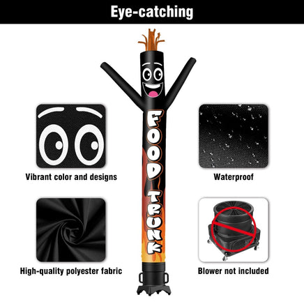 6 10 15 20FT Tall Food Trunk1 Waving Inflatable Tube Man(Blower Not Included) - goodeny