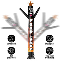 6 10 15 20FT Tall Food Trunk1 Waving Inflatable Tube Man(Blower Not Included) - goodeny