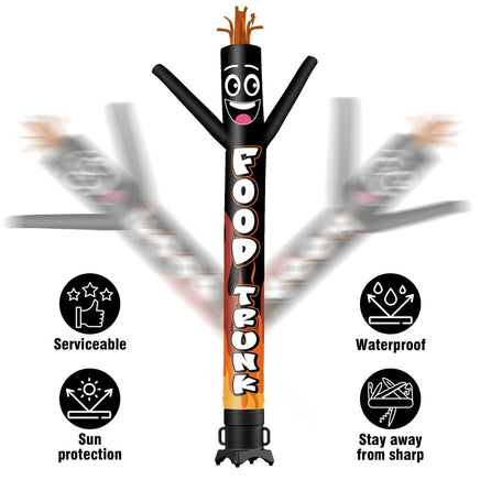 6 10 15 20FT Tall Food Trunk1 Waving Inflatable Tube Man(Blower Not Included) - goodeny