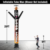 6 10 15 20FT Tall Food Trunk1 Waving Inflatable Tube Man(Blower Not Included) - goodeny