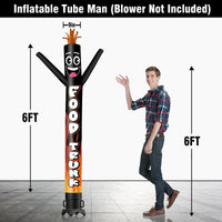 6 10 15 20FT Tall Food Trunk1 Waving Inflatable Tube Man(Blower Not Included) - goodeny