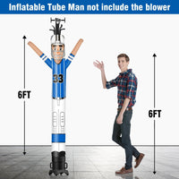 6 10 15 20FT Tall Football Players Waving Inflatable Tube Man(Blower Not Included) - goodeny