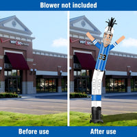 6 10 15 20FT Tall Football Players Waving Inflatable Tube Man(Blower Not Included) - goodeny
