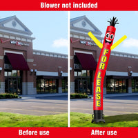 6 10 15 20FT Tall For Lease Waving Inflatable Tube Man(Blower Not Included) - goodeny