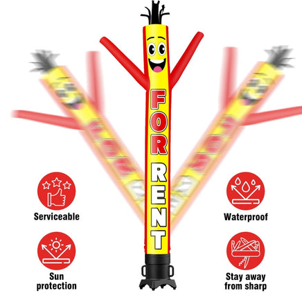 6 10 15 20FT Tall For Rent Waving Inflatable Tube Man(Blower Not Included) - goodeny