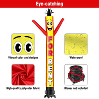 6 10 15 20FT Tall For Rent Waving Inflatable Tube Man(Blower Not Included) - goodeny