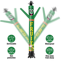 6 10 15 20FT Tall Fresh Fruit Waving Inflatable Tube Man(Blower Not Included) - goodeny