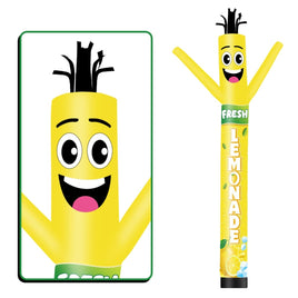 6 10 15 20FT Tall Fresh Lemonade Waving Inflatable Tube Man(Blower Not Included) - goodeny