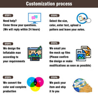 6 10 15 20FT Tall Fresh Produce Waving Inflatable Tube Man(Blower Not Included) - goodeny