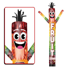 6 10 15 20FT Tall Fruit Stand Waving Inflatable Tube Man(Blower Not Included) - goodeny