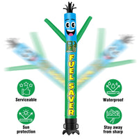 6 10 15 20FT Tall Fuel Saver Waving Inflatable Tube Man(Blower Not Included) - goodeny