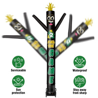 6 10 15 20FT Tall Fuel The Game Waving Inflatable Tube Man(Blower Not Included) - goodeny