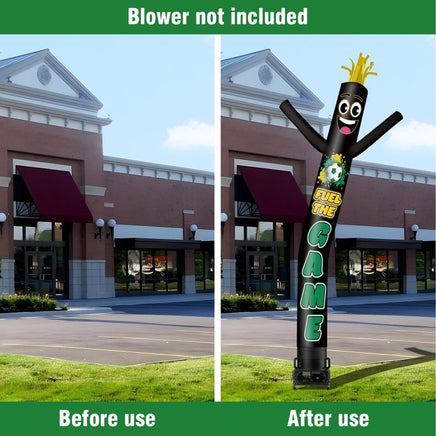 6 10 15 20FT Tall Fuel The Game Waving Inflatable Tube Man(Blower Not Included) - goodeny