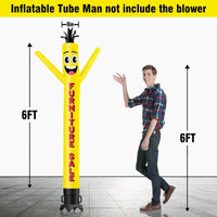 6 10 15 20FT Tall Furniture Sale Waving Inflatable Tube Man(Blower Not Included) - goodeny