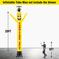 6 10 15 20FT Tall Furniture Sale Waving Inflatable Tube Man(Blower Not Included) - goodeny