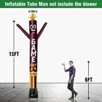 6 10 15 20FT Tall Game Day Deals Waving Inflatable Tube Man(Blower Not Included) - goodeny
