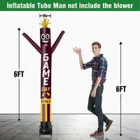 6 10 15 20FT Tall Game Day Deals Waving Inflatable Tube Man(Blower Not Included) - goodeny