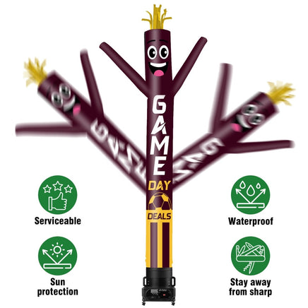 6 10 15 20FT Tall Game Day Deals Waving Inflatable Tube Man(Blower Not Included) - goodeny