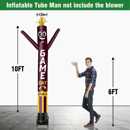 6 10 15 20FT Tall Game Day Deals Waving Inflatable Tube Man(Blower Not Included) - goodeny
