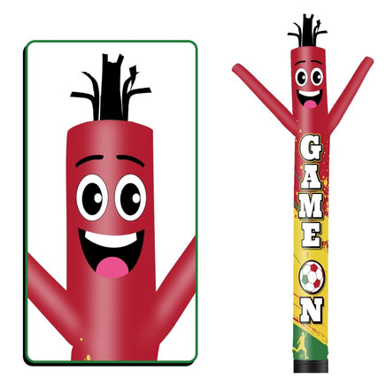 6 10 15 20FT Tall Game On Waving Inflatable Tube Man(Blower Not Included) - goodeny