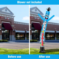 6 10 15 20FT Tall Gas Sale Waving Inflatable Tube Man(Blower Not Included) - goodeny