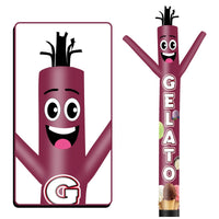 6 10 15 20FT Tall Gelato Waving Inflatable Tube Man(Blower Not Included) - goodeny